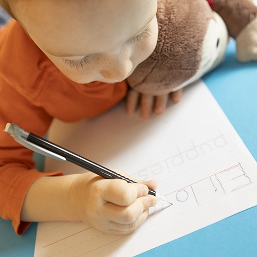 toddler tracing