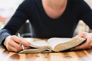 Adults memorizing Bible verses with DittoSheets