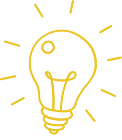 Lightbulb representing ideas