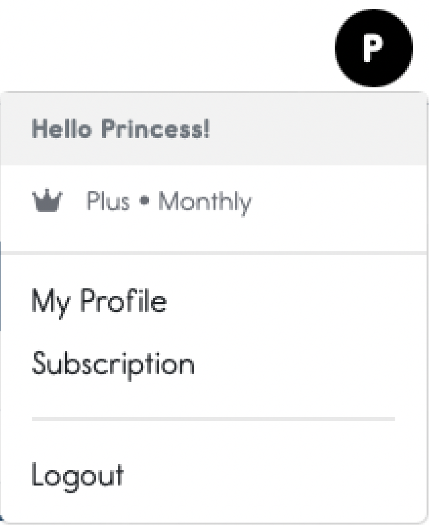 In the upper right of your Toolbox, find the circle with your initial.&nbsp; Then click My Profile.